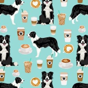 border collie coffee print cute border collie coffees best quilting dog fabric dog quilts cute border collies fabric