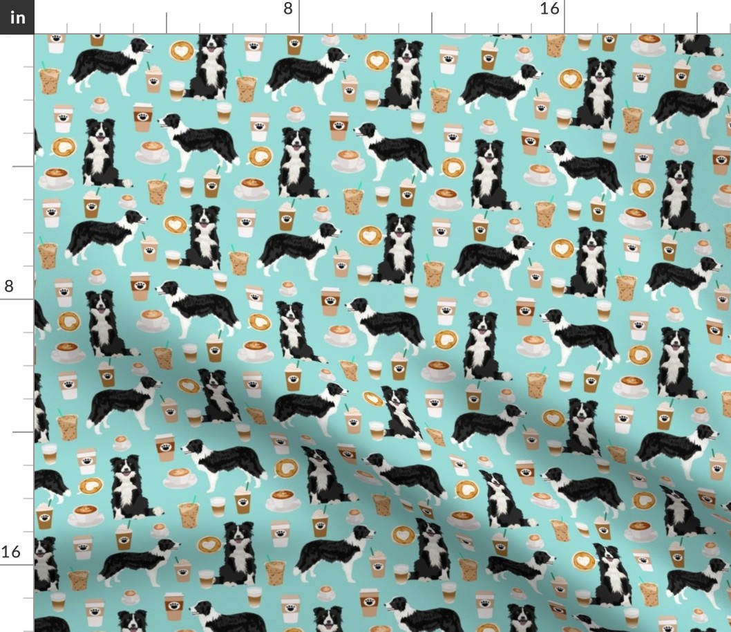 border collie coffee print cute border collie coffees best quilting dog fabric dog quilts cute border collies fabric