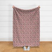 border collie florals cute pink flowers dog florals print best dog designs best dog prints cute border collies fabrics