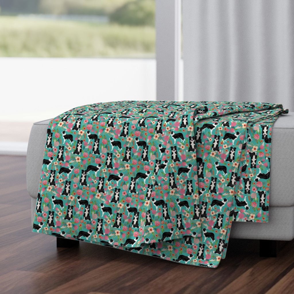 border collie florals fabric cute border collie design best border collies fabrics cute border collies designs