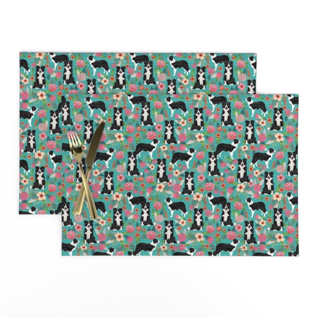 border collie florals fabric cute border collie design best border collies fabrics cute border collies designs