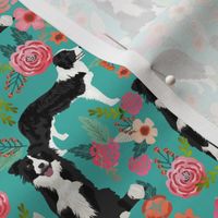 border collie florals fabric cute border collie design best border collies fabrics cute border collies designs