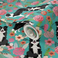 border collie florals fabric cute border collie design best border collies fabrics cute border collies designs