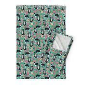 border collie florals fabric cute border collie design best border collies fabrics cute border collies designs