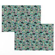 border collie florals fabric cute border collie design best border collies fabrics cute border collies designs