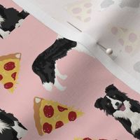 border collies pink pizza fabric best rescue dogs fabrics cute dog design best dogs