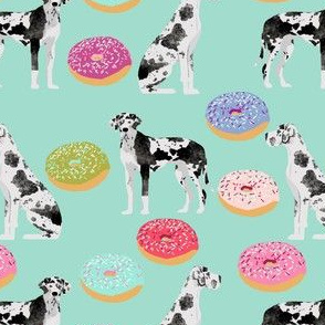 great danes donuts fabric cute dogs donuts designs best dog designs for dog owners