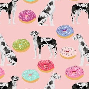 great dane donuts fabric cute great dane dog fabric best dog quilting fabric cute dogs pink donuts designs dog lovers fabric