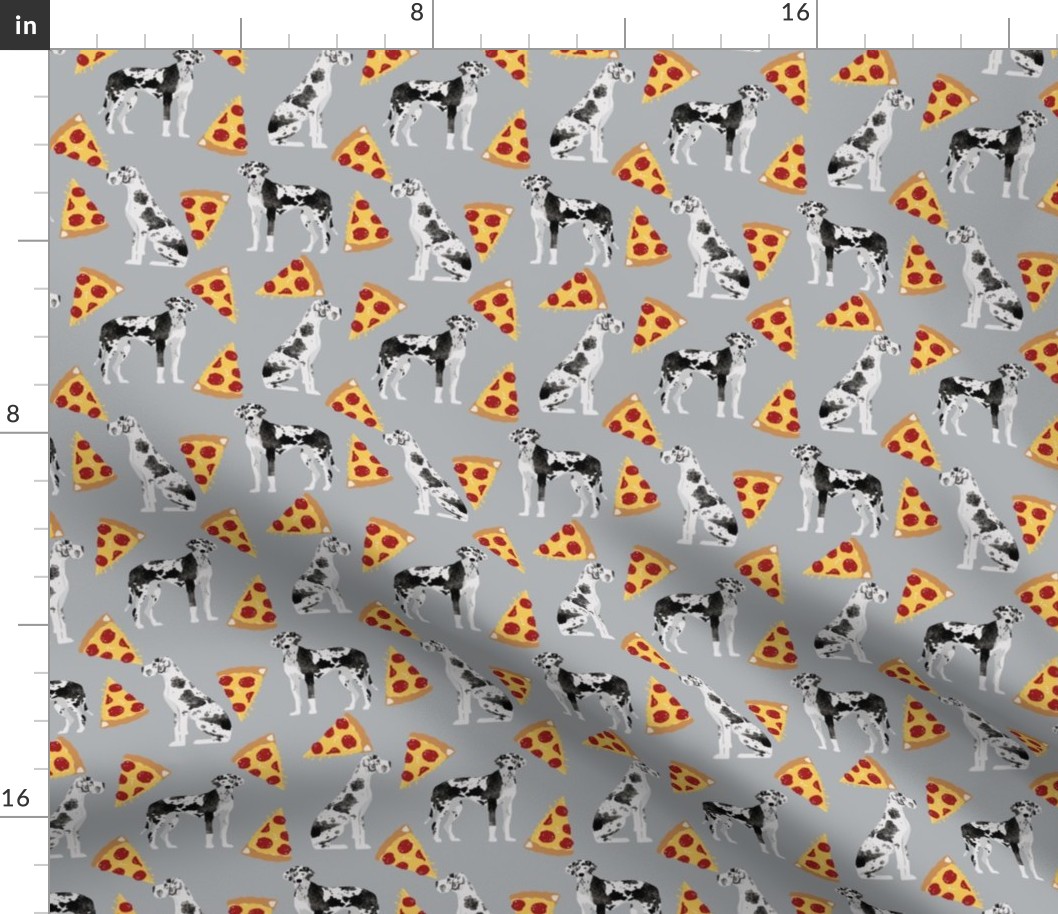 Great Dane pizza fabric cute dog fabric cute pizzas fabric best great dane designs for dog lovers cute dogs designs