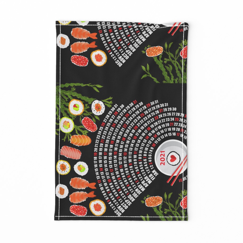 2021 Calendar Celebration of Sushi