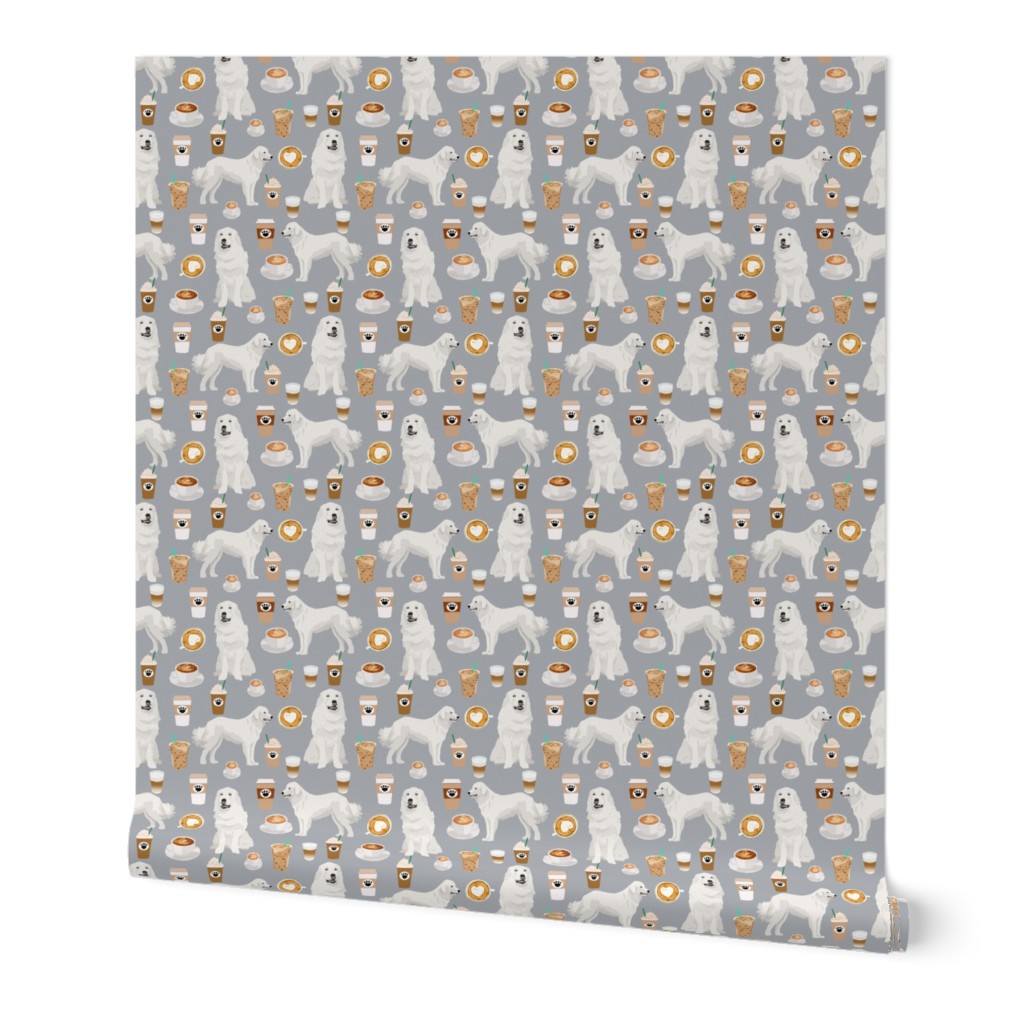 great pyrenees dog fabric cute coffees and dogs fabric best quilting fabrics great pyrenees dogs