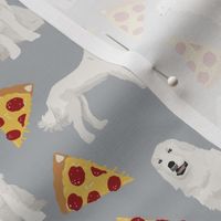great pyrenees pizza fabric cute pizza design for dog lovers cute dog design best pizza fabrics dog dogs dog breeds