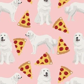 great pyrenees dogs pizza fabric cute pyrenees fabrics best great pyrenees dogs design cute dogs fabrics