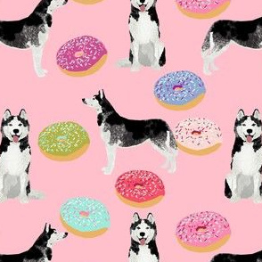 husky donuts fabric cute husky design best husky fabrics cute dogs