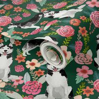 husky floral fabric cute huskies fabric best dog fabric quilting fabrics cute dog quilting design