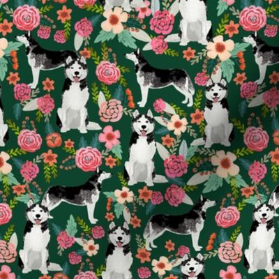 husky floral fabric cute huskies fabric best dog fabric quilting fabrics cute dog quilting design