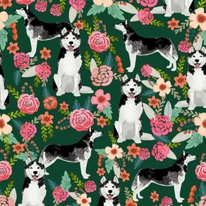husky floral fabric cute huskies fabric best dog fabric quilting fabrics cute dog quilting design