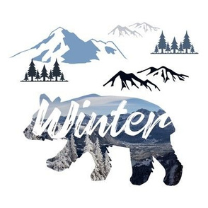 Winter Mountain Bear