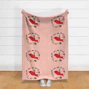 Roostery Tea Towels - cardinal bird backyard birds cute holiday tea towels