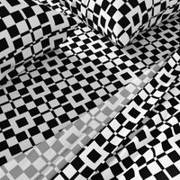 Black and White Geometric Squares