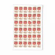 Snicker Doodle Soup Tea Towel || pop art punny cookies