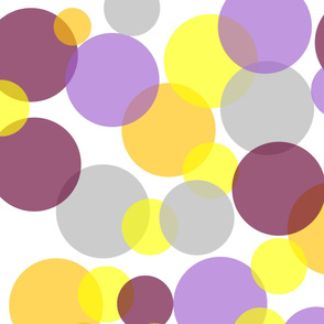 Wholecloth Circles (Purple/Orange/Yellow/Gray)