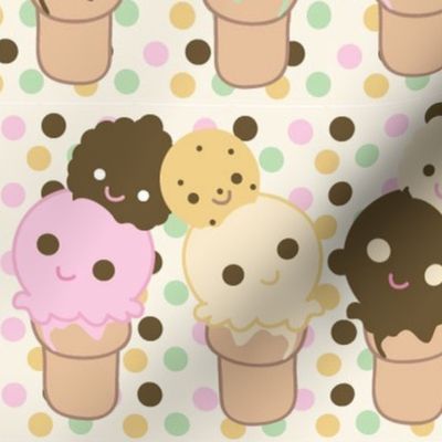 Chibi Ice Cream Cones