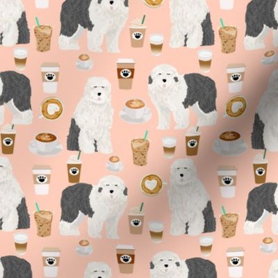 old english sheepdog coffees fabric cute coffees designs for dogs old english sheepdog owners will love this dog quilting fabric