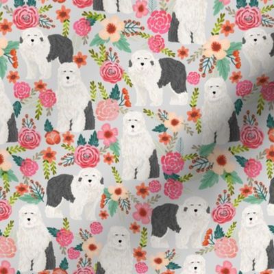 old english sheepdog florals cute sheepdog designs best english sheepdog fabrics cute old english sheepdogs fabrics