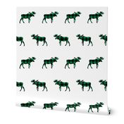 buffalo plaid green moose fabric christmas moose fabrics christmas fabrics
