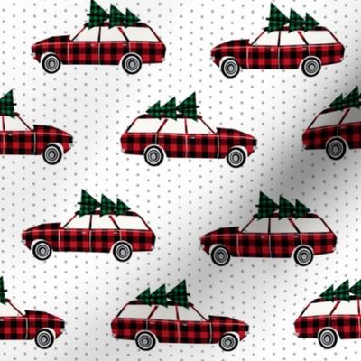 christmas wagon christmas red and green plaid fabric green plaids wagon christmas trees on wagons