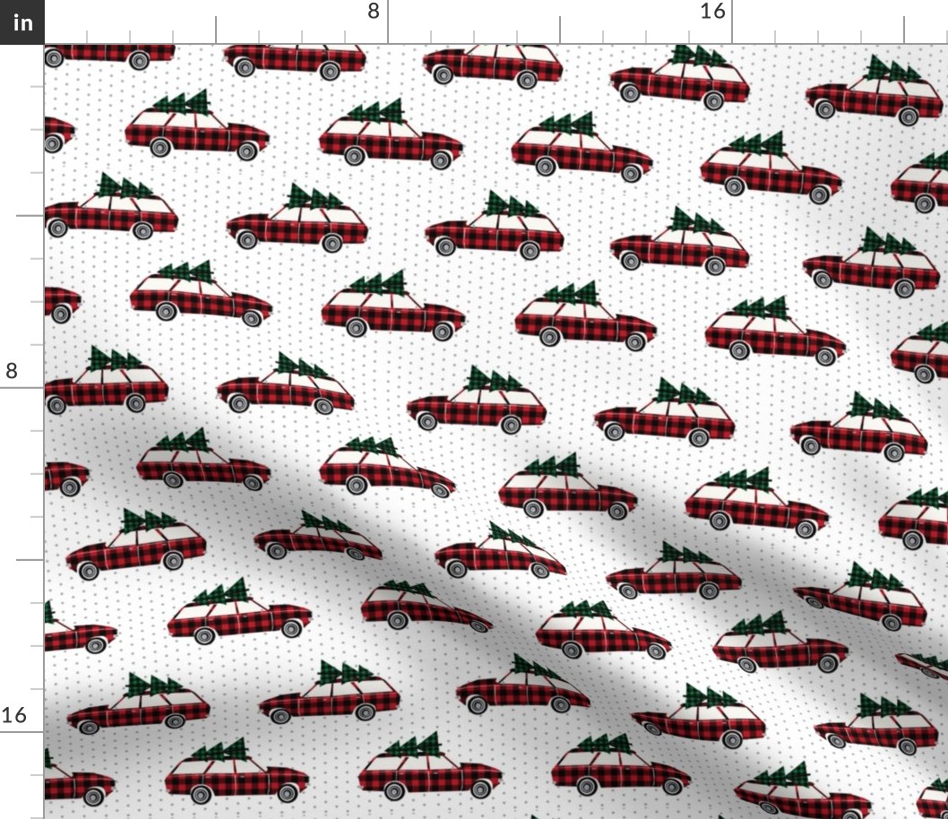 christmas wagon christmas red and green plaid fabric green plaids wagon christmas trees on wagons