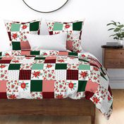 christmas cheater with plaid plaid cheater quilt christmas fabric patchwork red and green plaids tartan christmas