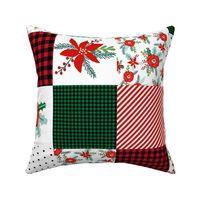 christmas cheater with plaid plaid cheater quilt christmas fabric patchwork red and green plaids tartan christmas