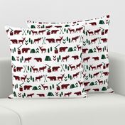 buffalo plaid christmas camping outdoors plaid kids cute kids designs