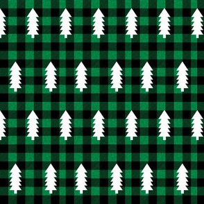 buffalo plaid trees evergreen fir tree christmas trees green buffalo plaid buffalo check outdoors cabin fabric