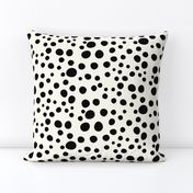 Leopard spots - black on off white vanilla || by sunny afternoon