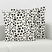 Leopard spots - black on off white vanilla || by sunny afternoon