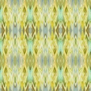 SRD10 - Small - Shards of Light in Pastel Green and Yellow