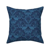 Stegosaurus Lace - Navy