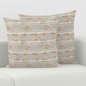 Conch Shells on Sandy Beige