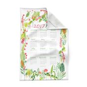 Garden Foliage 2017 Tea Towel