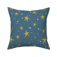 Stars in smoky blue