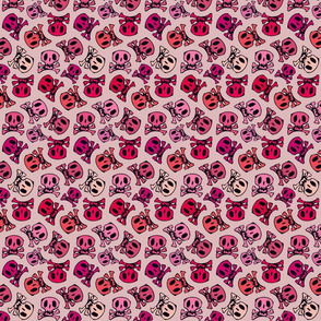 pink skulls 25% smaller