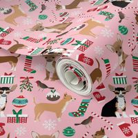 chihuahua dogs christmas fabric cute chihuahuas dogs best toy dog fabrics