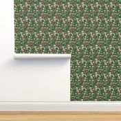 chinese crested dogs christmas fabric cute dogs design best xmas holiday dog fabric