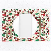 doxie christmas fabrics cute dachshunds fabric best doxie dogs xmas holiday fabrics