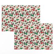 doxie christmas fabrics cute dachshunds fabric best doxie dogs xmas holiday fabrics