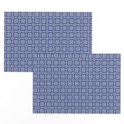 Cute Ribboned Squares, Navy, Tiny