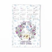 2023 Tea Towel Calendar: Tea With Friends - © Lucinda Wei